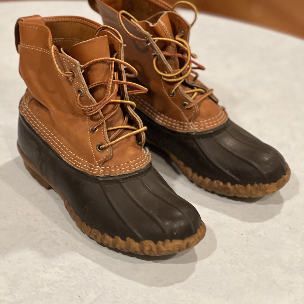 Brown and Black Lace Up Boots with Durable Design